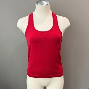Lululemon Athletica Swiftly Tech Red Tank Top race length size 4